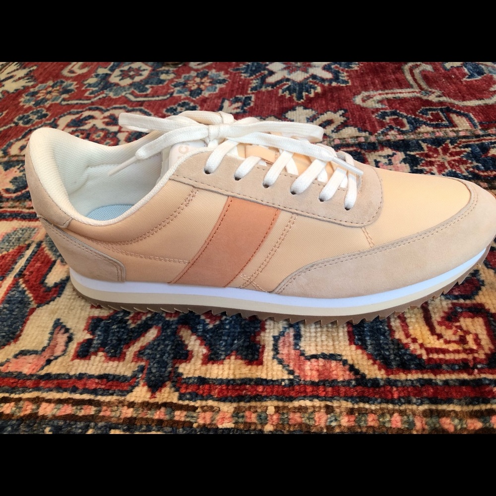 J Crew colorblock trainers, brand new in box